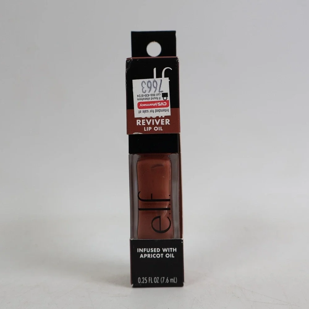 3 PACK e.l.f. Glow Reviver Lip Oil - Honey Talks 0.25 fl oz Moisturizing, Shine